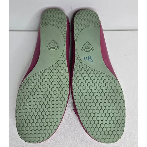 Donald Pliner Fancy Fuchsia Ballet Flats Slip-On Bow Fuchsia/Green 9.5 B - Picture 9 of 9